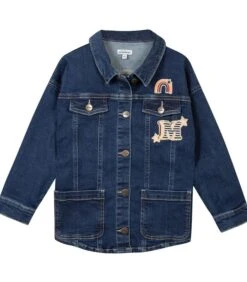 Nieuw Model Denim Jack Met Geborduurde Badges