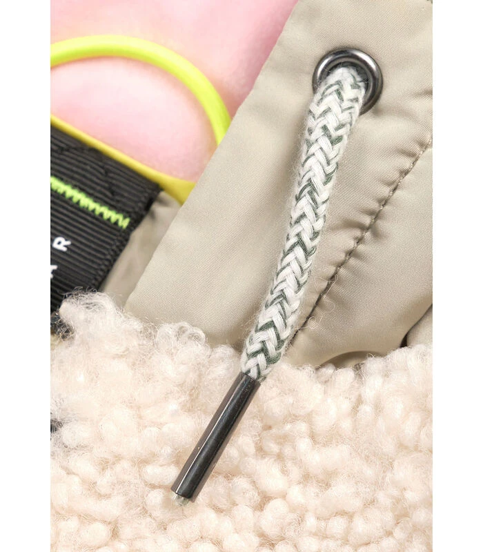 Gesipt En Geknoopte Fleece Met Capuchon 5 Gesipt En Geknoopte Fleece Met Capuchon - Afbeelding 5