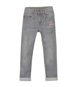 Slim Fit-jeans Met Geborduurd Ankerembleem
