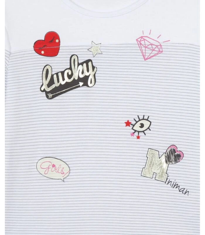 Oeko-Tex Gestreept T-shirt Met Lange Mouwen En Patroon 3 Oeko-Tex Gestreept T-shirt Met Lange Mouwen En Patroon - Afbeelding 3