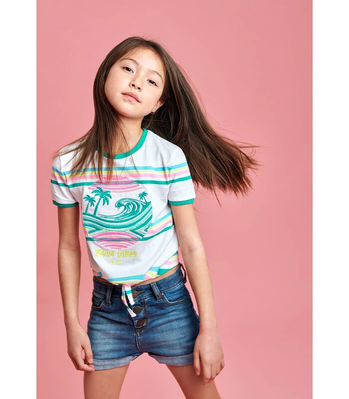 Gedrukt T-shirt Met Korte Mouwen 2 Gedrukt T-shirt Met Korte Mouwen - Afbeelding 2