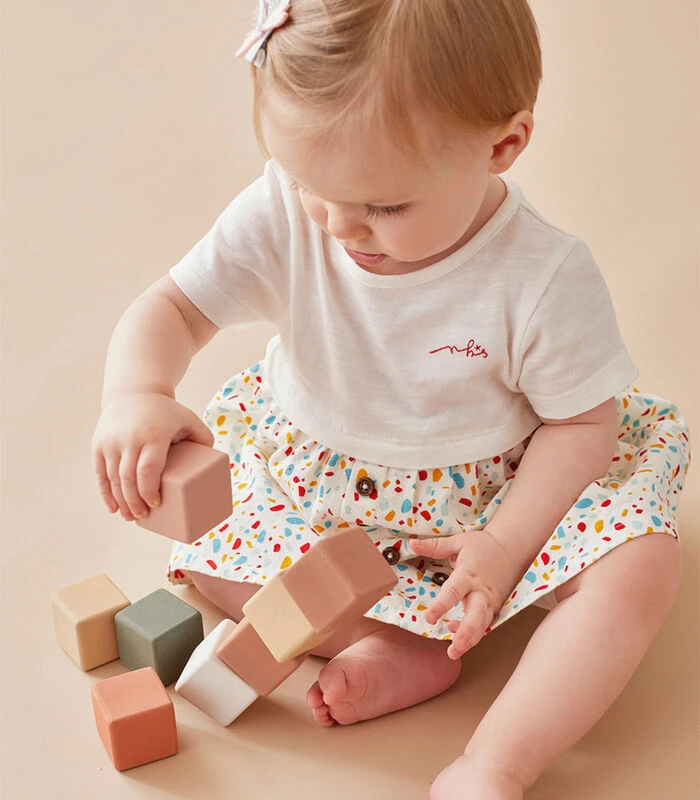 Jurk + Legging Set, Ecru 1 Jurk + Legging Set, Ecru