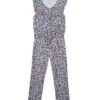 Lange Jumpsuit Met Ruches En Bloemenprint