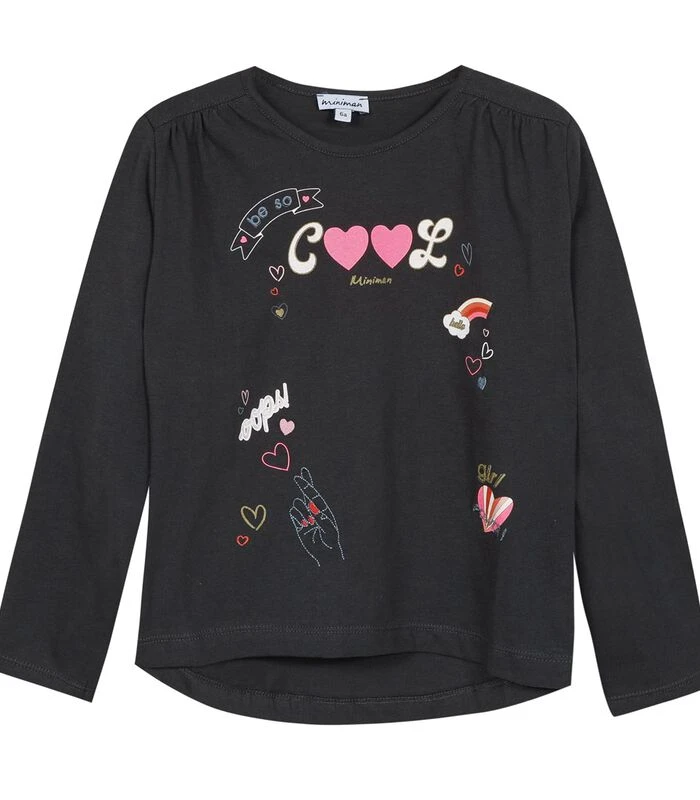 3-delige Set T-shirt Vest En Rok Met Ruches 3 3-delige Set T-shirt Vest En Rok Met Ruches - Afbeelding 3