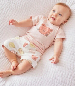 Bio Katoenen T-shirt + Short Set, Terry Roos