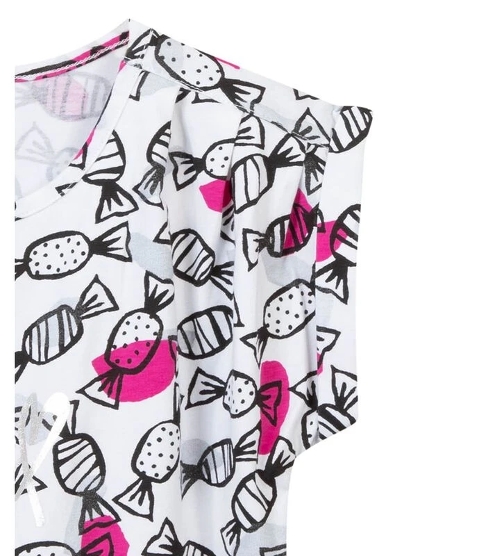 T-shirt Met Snoepjesprint 3 T-shirt Met Snoepjesprint - Afbeelding 3