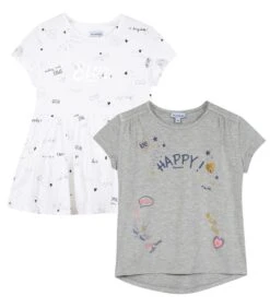 Set Van 2 Oeko-Tex T-shirts Met Korte Mouwen