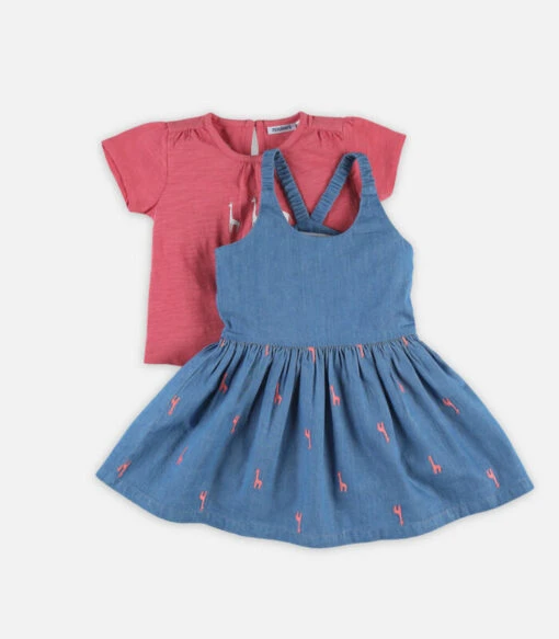 Setje Met Jurkje, T-shirt En Bloomer 3 Setje Met Jurkje, T-shirt En Bloomer -NAME IT || ADIDAS || LE TEMPS DES CERISES Verkoop 45d81d0cc72e4b788cc73debe187a800