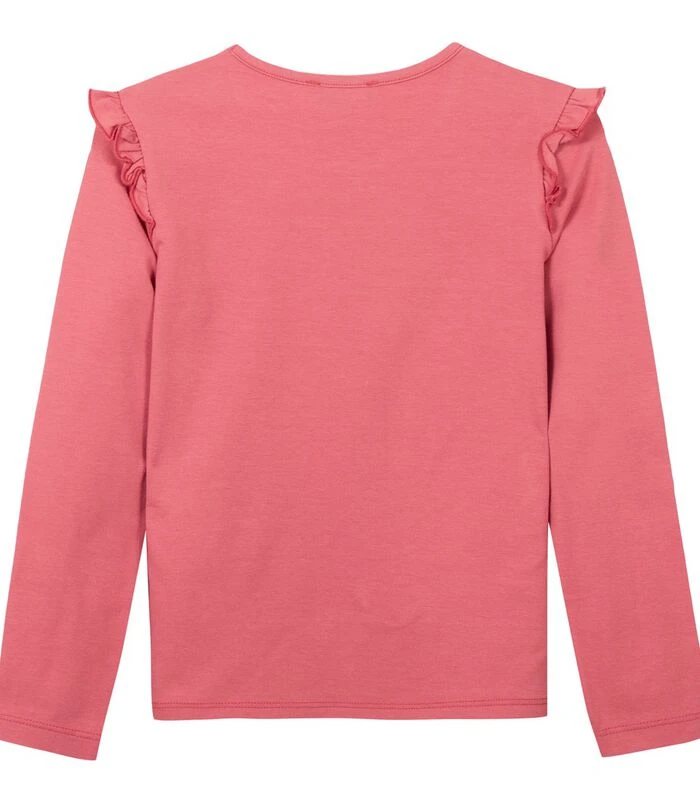 T-shirt Met Lange Mouwen En Ruches 2 T-shirt Met Lange Mouwen En Ruches - Afbeelding 2