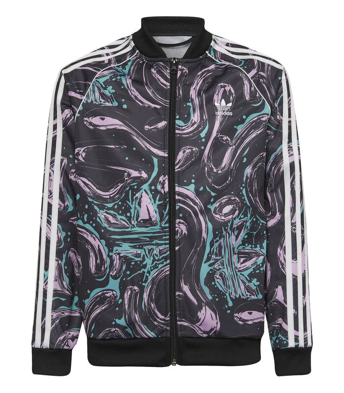 ADIDAS Bedrukt Trainingsjack Voor Meisjes Sst 1 ADIDAS Bedrukt Trainingsjack Voor Meisjes Sst