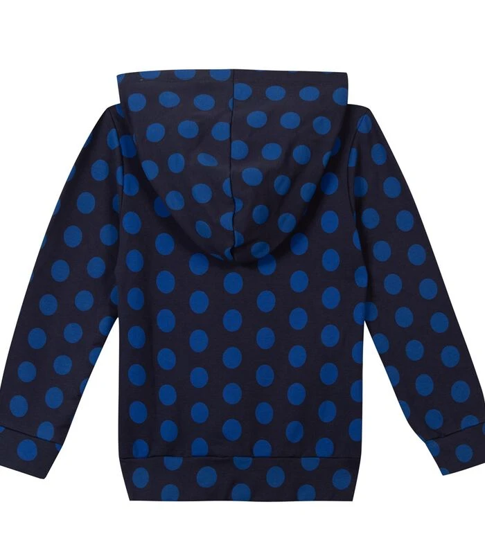 Oeko-Tex Fleece Hoodie Met Stippen 2 Oeko-Tex Fleece Hoodie Met Stippen - Afbeelding 2