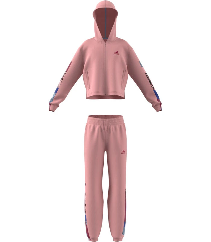 ADIDAS Meisjes Trainingspak Wildshape Print Cotton 4 ADIDAS Meisjes Trainingspak Wildshape Print Cotton - Afbeelding 4