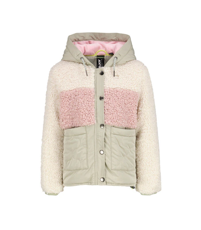 Gesipt En Geknoopte Fleece Met Capuchon 1 Gesipt En Geknoopte Fleece Met Capuchon