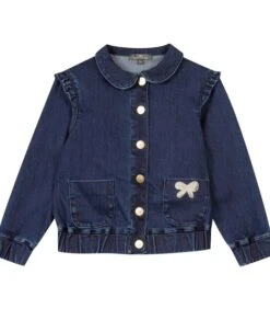 Denim Jack Met Claudinekraag