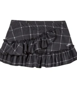 Milano Gebreide Rok Met Volants