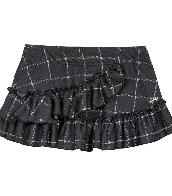 Milano Gebreide Rok Met Volants 1 Milano Gebreide Rok Met Volants