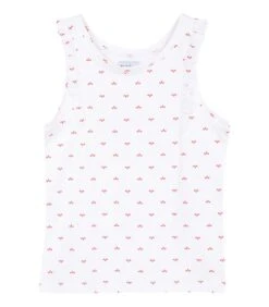 Bedrukte Tanktop Met Ruches