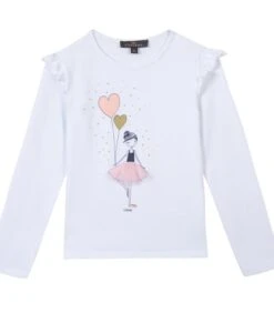 Oeko-Tex® T-shirt Met Lange Mouwen En Fantasieprint