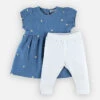 Jurk + Legging Set, Denim