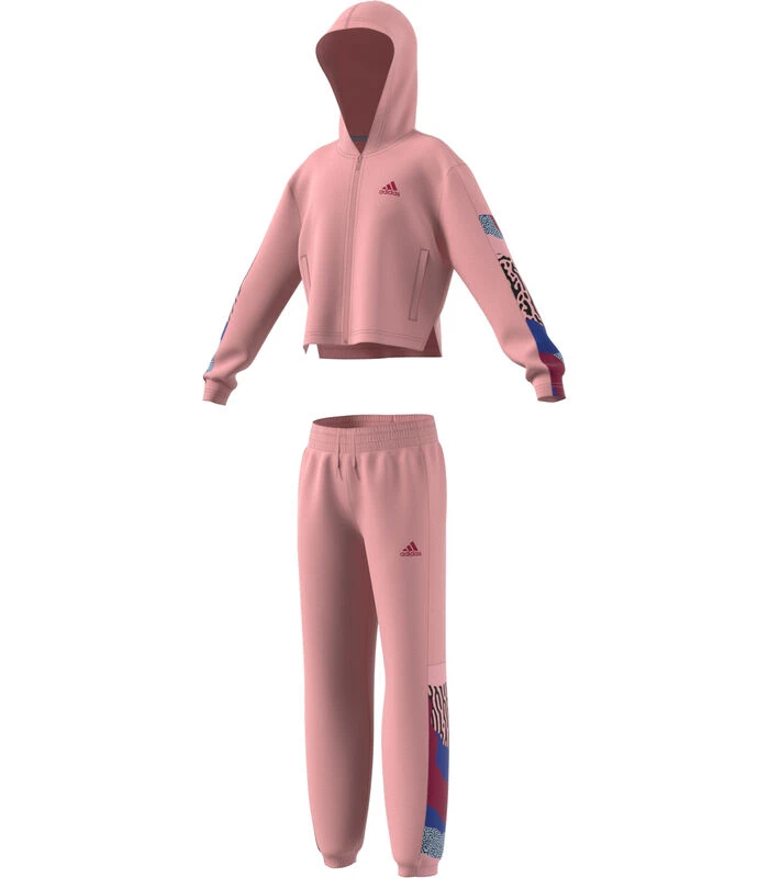 ADIDAS Meisjes Trainingspak Wildshape Print Cotton 3 ADIDAS Meisjes Trainingspak Wildshape Print Cotton - Afbeelding 3