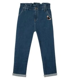 Mummy Cut Jeans Met Elastiek In De Taille
