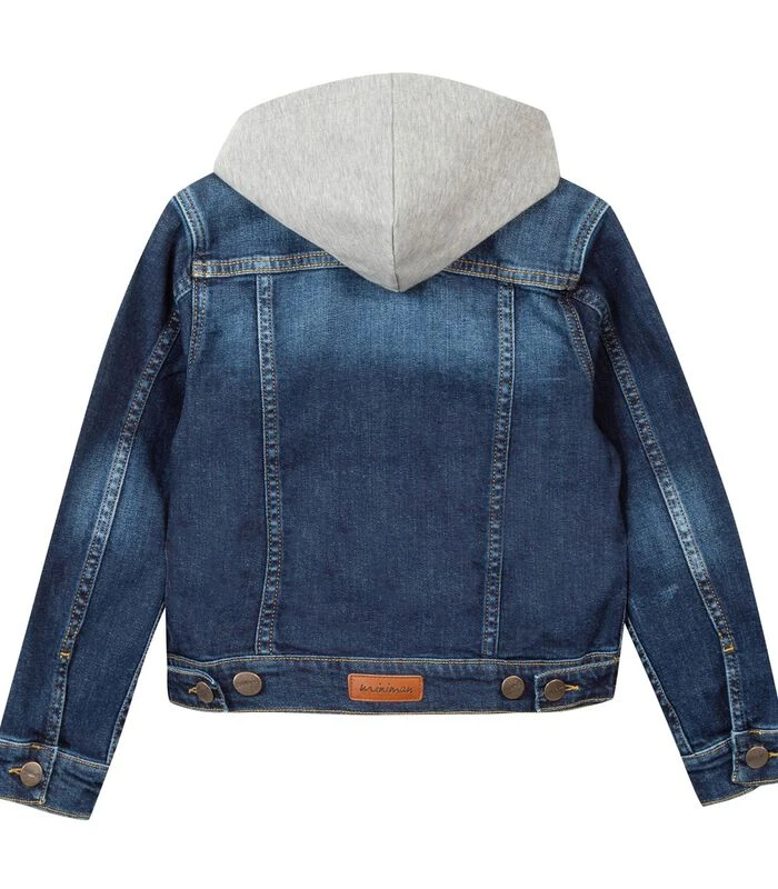 Denim Jas Met Afneembare Capuchon 2 Denim Jas Met Afneembare Capuchon - Afbeelding 2