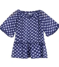 NAME IT || ADIDAS || LE TEMPS DES CERISES Verkoop 13 Geruite Blouse Met Korte Mouwen