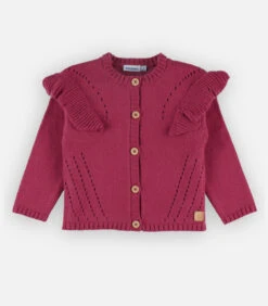 Gebreide Cardigan Met Ruches, Framboosrood -NAME IT || ADIDAS || LE TEMPS DES CERISES Verkoop 9966f399e25c400f9de575b11fcd2a70