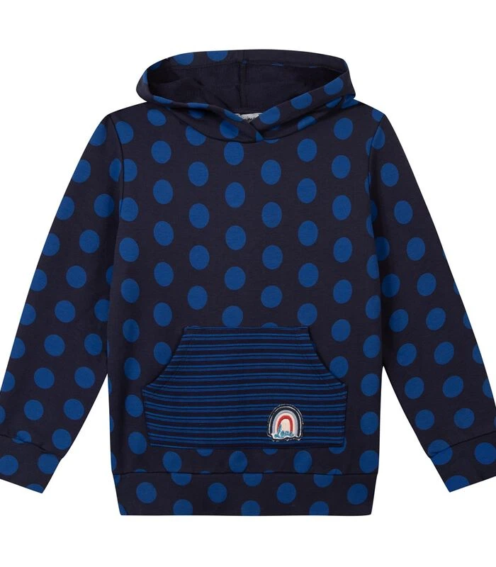 Oeko-Tex Fleece Hoodie Met Stippen 1 Oeko-Tex Fleece Hoodie Met Stippen
