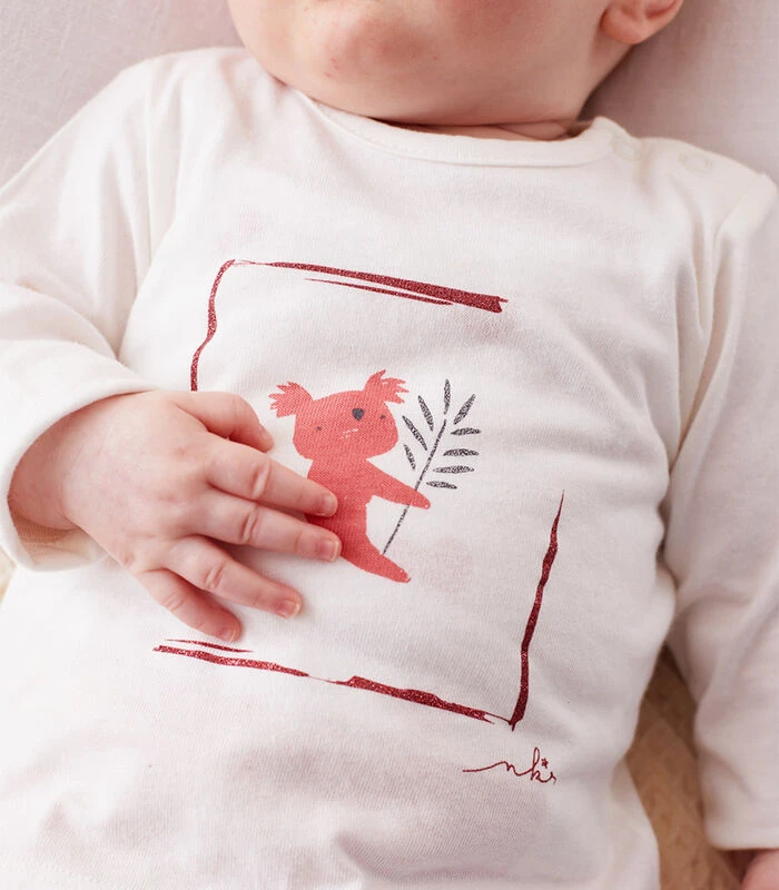 Set Van 2 Katoenen T-shirts, Wit En Roos 2 Set Van 2 Katoenen T-shirts, Wit En Roos - Afbeelding 2