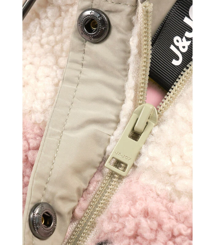 Gesipt En Geknoopte Fleece Met Capuchon 3 Gesipt En Geknoopte Fleece Met Capuchon - Afbeelding 3