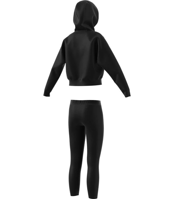 ADIDAS Zachte Fleece Hoodie Voor Meisjes 3 ADIDAS Zachte Fleece Hoodie Voor Meisjes - Afbeelding 3