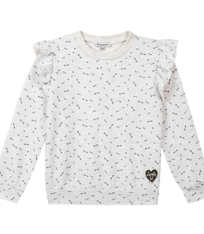 Oeko-Tex Sweatshirt Met Ruches 1 Oeko-Tex Sweatshirt Met Ruches