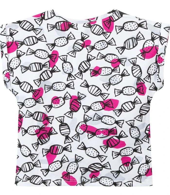 T-shirt Met Snoepjesprint 2 T-shirt Met Snoepjesprint - Afbeelding 2