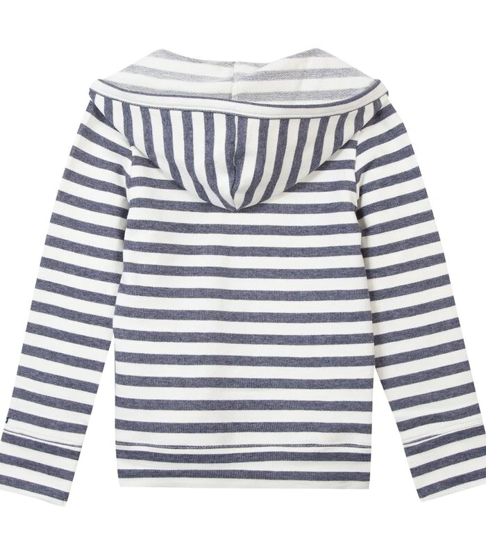 Gestreepte Hoodie Met Bedrukt Motief 2 Gestreepte Hoodie Met Bedrukt Motief - Afbeelding 2