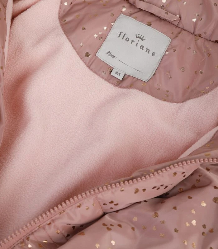 Bedrukt Donsjack Met Capuchon En Imitatiebont 4 Bedrukt Donsjack Met Capuchon En Imitatiebont - Afbeelding 4