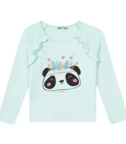 NAME IT || ADIDAS || LE TEMPS DES CERISES Verkoop 21 Oeko-Tex T-shirt Met Lange Mouwen En Panda-opdruk