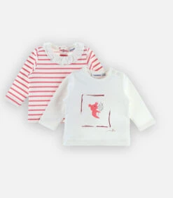 Set Van 2 Katoenen T-shirts, Wit En Roos 7 Set Van 2 Katoenen T-shirts, Wit En Roos -NAME IT || ADIDAS || LE TEMPS DES CERISES Verkoop ed7c6c6db9534fc594594172f57e2c64