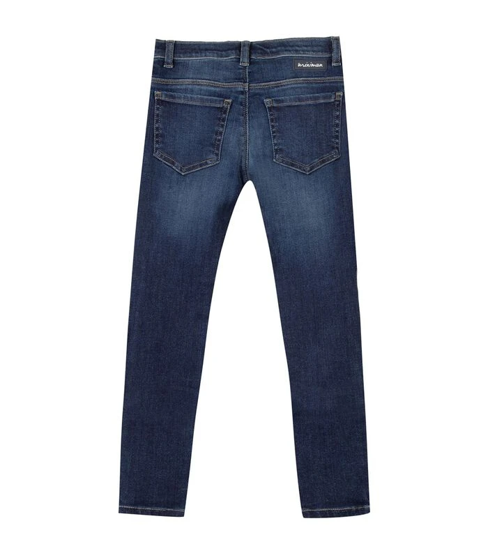 Slim Fit Jeans Met Ruches En Geborduurde Badges 2 Slim Fit Jeans Met Ruches En Geborduurde Badges - Afbeelding 2