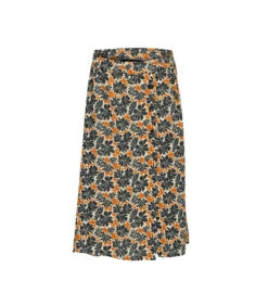 Lange Rok Met Knop- En Bloemenpatronen