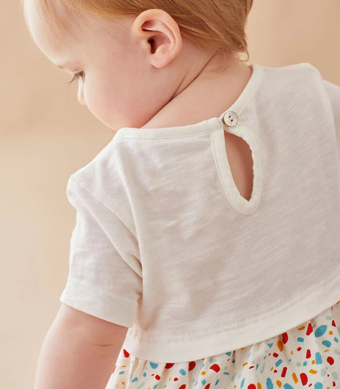 Jurk + Legging Set, Ecru 2 Jurk + Legging Set, Ecru - Afbeelding 2